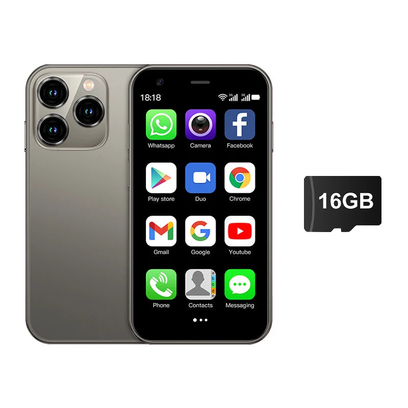 📱 15SE Mini Smartphone – Compact, pratique et puissant
