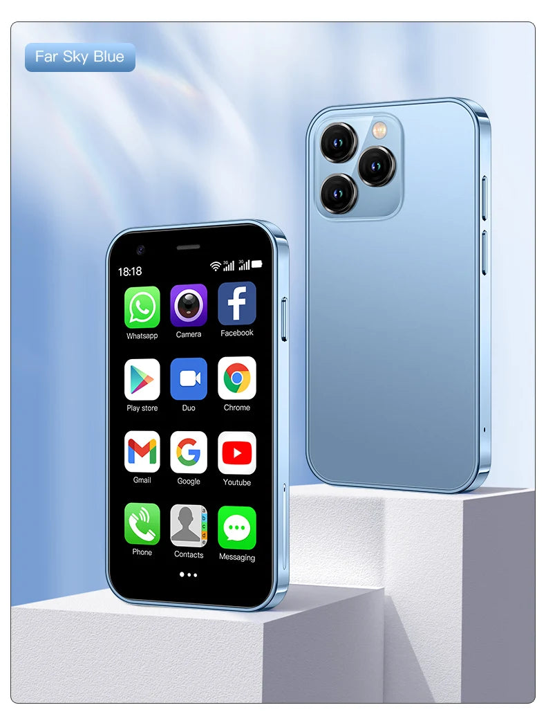 📱 15SE Mini Smartphone – Compact, pratique et puissant