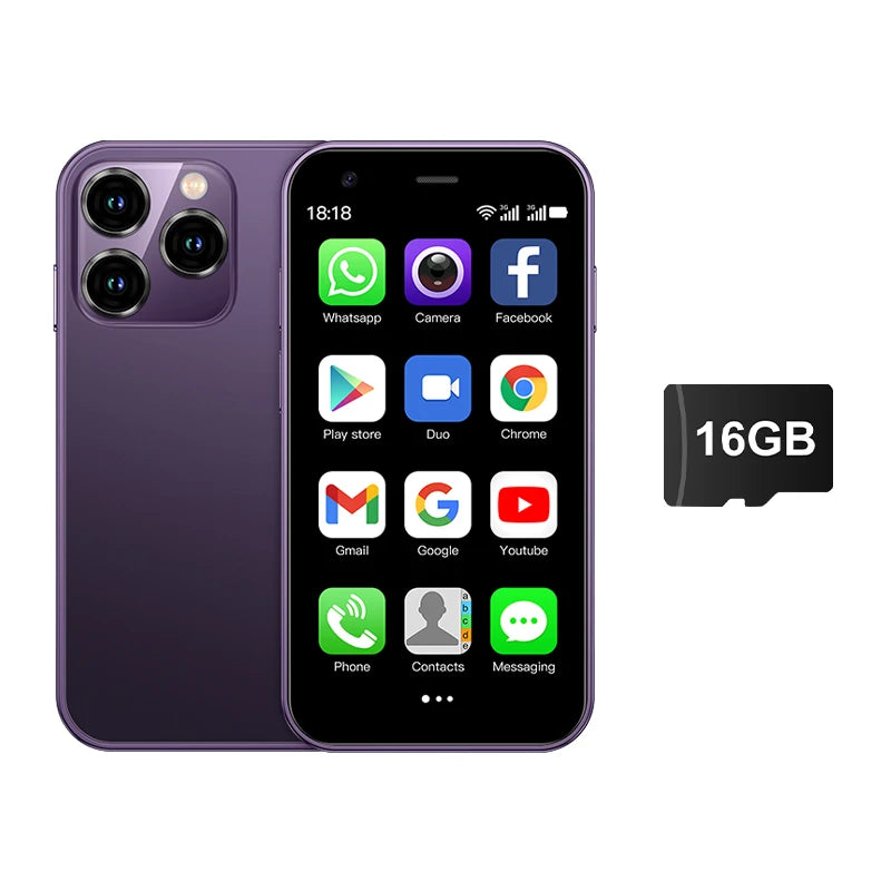 📱 15SE Mini Smartphone – Compact, pratique et puissant