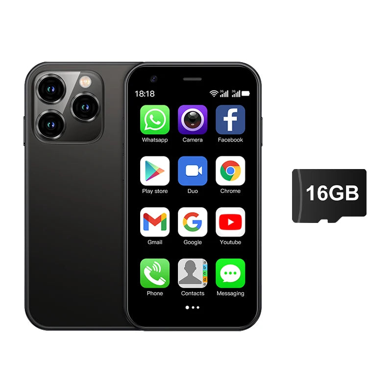 📱 15SE Mini Smartphone – Compact, pratique et puissant
